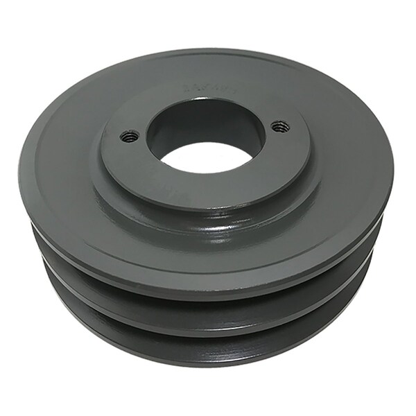 B&B Manufacturing Bushing 2 Groove V-Belt Pulley 4.75 inch OD 2AK49H - main